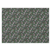 ブルゴーニュエレガントフローラバラ テーブルクロス (正面(横))