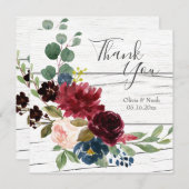 ブルゴーニュエレガントフローラ素朴ウォーター感謝してい色 (正面/裏面)