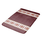 ブルゴーニュエレガントフローラ バスマット (アングル)