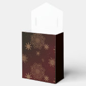 ブルゴーニュエレガントメリークリスマスフェイスボックス フェイバーボックス (オープン)
