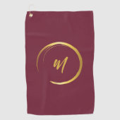 ブルゴーニュエレガントモノグラム ゴルフタオル (正面)