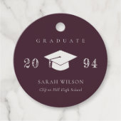 ブルゴーニュエレガントワインミニマルの卒業 フェイバータグ (正面)