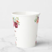 ブルゴーニュエレガントーとバラ色フローラ 紙コップ (左)
