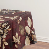 ブルゴーニュエレガントーとホワイトウォーターのカラーフローラ テーブルクロス (インサイチュ)