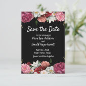 ブルゴーニュエレガントーの花とピンクの花が保存日時 (スタンド正面)