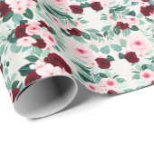 ブルゴーニュエレガントーの花 ラッピングペーパー (ロールコーナー)