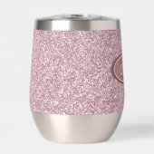 ブルゴーニュエレガントーピンクグリッターモノグラム (正面)