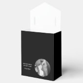 ブルゴーニュエレガントーブラックシック写真 フェイバーボックス (オープン)