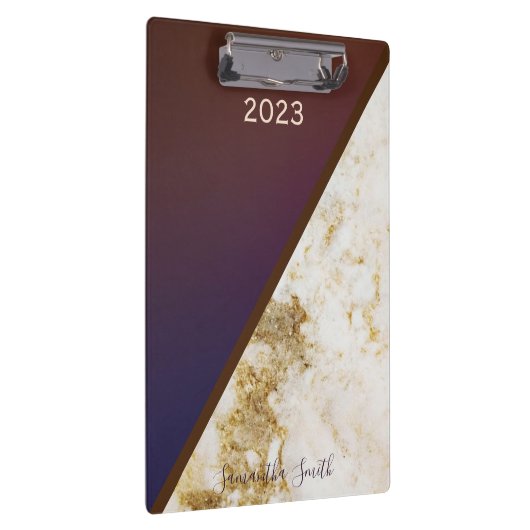 ブルゴーニュエレガントーマゼンタ金ゴールドキツネ大破2023 クリップボード (右)