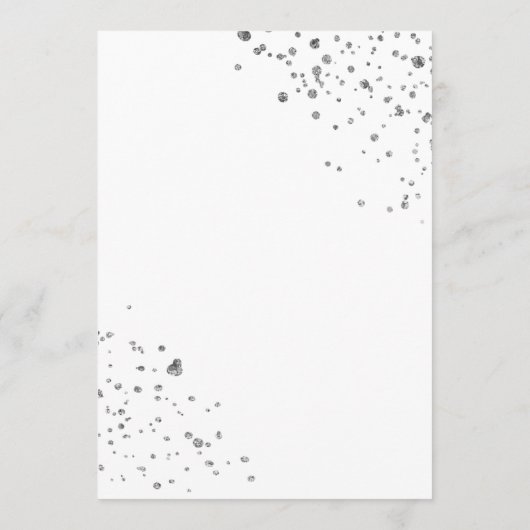 ブルゴーニュエレガントー赤面ピンクフローラブルーベビーInvite 招待状 (裏面)