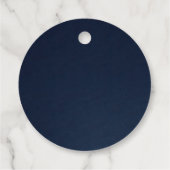 ブルゴーニュエレガントー金ゴールドフローラ初の聖餐式 フェイバータグ (裏面)