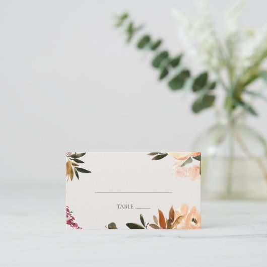 ブルゴーニュオレンジフローラ |緑の座席表 プレイスカード (スタンド正面)