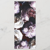 ブルゴーニュカスタムフローラ結婚のメニュー メニュー (裏面)