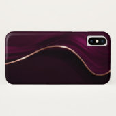 ブルゴーニュカラーI携帯ケース Case-Mate iPhoneケース (裏面(横))