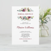 ブルゴーニュカントリー ブルーム |  ブライダル ブランチ ウェディング 招待状 (スタンド正面)