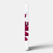 ブルゴーニュガーベラゲルベラデイジー パーソナライズされた Case-Mate iPhoneケース (裏面 / 左)