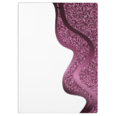 ブルゴーニュグリッター効果でメイク クリップボード (裏面)