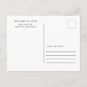 ブルゴーニュシンプルーの書道日付を保存 案内ポストカード (裏面)