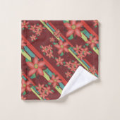 ブルゴーニュターコイズ バスタオルセット (ウォッシュタオル)