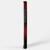 ブルゴーニュタータンチェック SAMSUNG GALAXYケース (右側面)