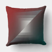 ブルゴーニュティール(緑がかった色) クッション (裏面)