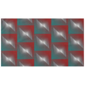 ブルゴーニュティール（緑がかった色） テーブルクロス (正面(横))