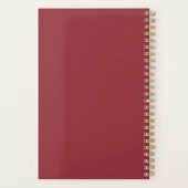 ブルゴーニュネイリストフォトアポイントメント プランナー手帳 (裏面)