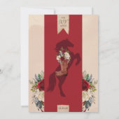 ブルゴーニュバラウィンターウエスタンチャロキンセアニェラ 招待状 (裏面)