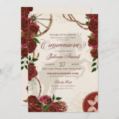 ブルゴーニュバラウエスタンランチチャロキンセアニェラ 招待状 (正面/裏面)