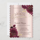 ブルゴーニュバラシックバラ金ゴールドキンセアニラ 招待状 (正面)