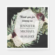 ブルゴーニュバラダークムーディヴィンテージ結婚フローラ