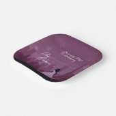 ブルゴーニュバラピンクパリスファイアキンチェニェラ ペーパープレート (傾斜あり)