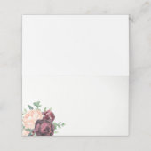 ブルゴーニュバラピーチピーニーフローラ プレイスカード (外部開封)