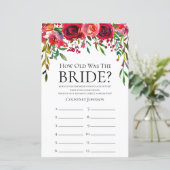 ブルゴーニュバラブライダルシャワーゲーム (スタンド正面)