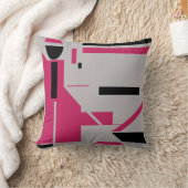 ブルゴーニュバラブラックオングレー姿様モチーフ クッション (ブランケット)