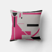 ブルゴーニュバラブラックオングレー姿様モチーフ クッション (裏面)