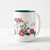 ブルゴーニュバラボタニカルアートマグ ツートーンマグカップ (正面右)