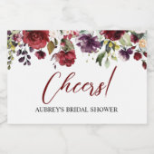 ブルゴーニュバラミニシャンパンボトルラベル スパークリングワインラベル (シングルラベル)