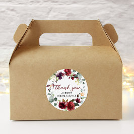 ブルゴーニュバララウンドステッカー ラウンドシール