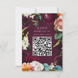 ブルゴーニュバララヌカ結婚ルスのQRコード 出欠カード