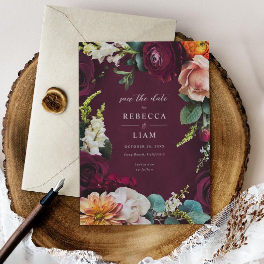 ブルゴーニュバラランヌク結婚ルス セーブザデート