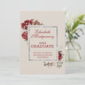 ブルゴーニュバラ及び銀枠卒業パーティー 案内状 (スタンド正面)