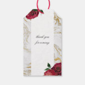 ブルゴーニュバラ大理石キンセアニェラパーティー ギフトタグ (裏面)