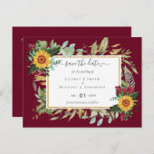 ブルゴーニュバラ救スの花の日付を変更 ポストカード (正面/裏面)