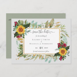 ブルゴーニュバラ救スの花の日付を変更 ポストカード