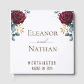 ブルゴーニュバラ春サマー結婚ズ ゲストブック (正面)