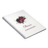 ブルゴーニュバラ結婚ズの計画ノート ノートブック (右側)