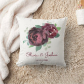 ブルゴーニュバラ結婚ズ クッション (ブランケット)