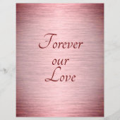 ブルゴーニュバラ結婚金ゴールドのテーブル座席表 (裏面)