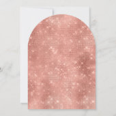 ブルゴーニュバラ金ゴールドキンセアニラグリッターバルーン 招待状 (裏面)